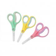 LIVINGO 3-Pack 5-Inch Rounded Tip Safety Kids Scissors for Home and Craft Use